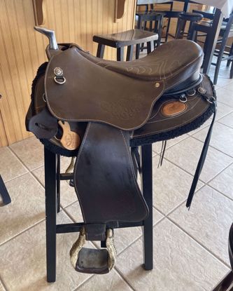 Picture of Ghost Treeless Saddle, 17" Western, NEW LISTING!