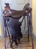 Picture of Len Brown Black Mesa Saddle, SOLD!