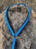 Picture of Padded Breast Collar, Arab Size, Color: Cerulean Blue- READY TO SHIP