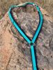 Picture of Padded Breast Collar, Arab Size, Color: Teal - READY TO SHIP