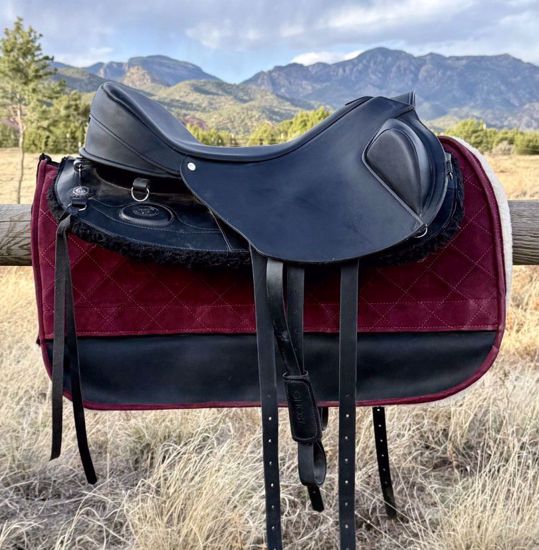 Picture of Ghost Treeless Saddle: Quevis, Complete Saddle Package!